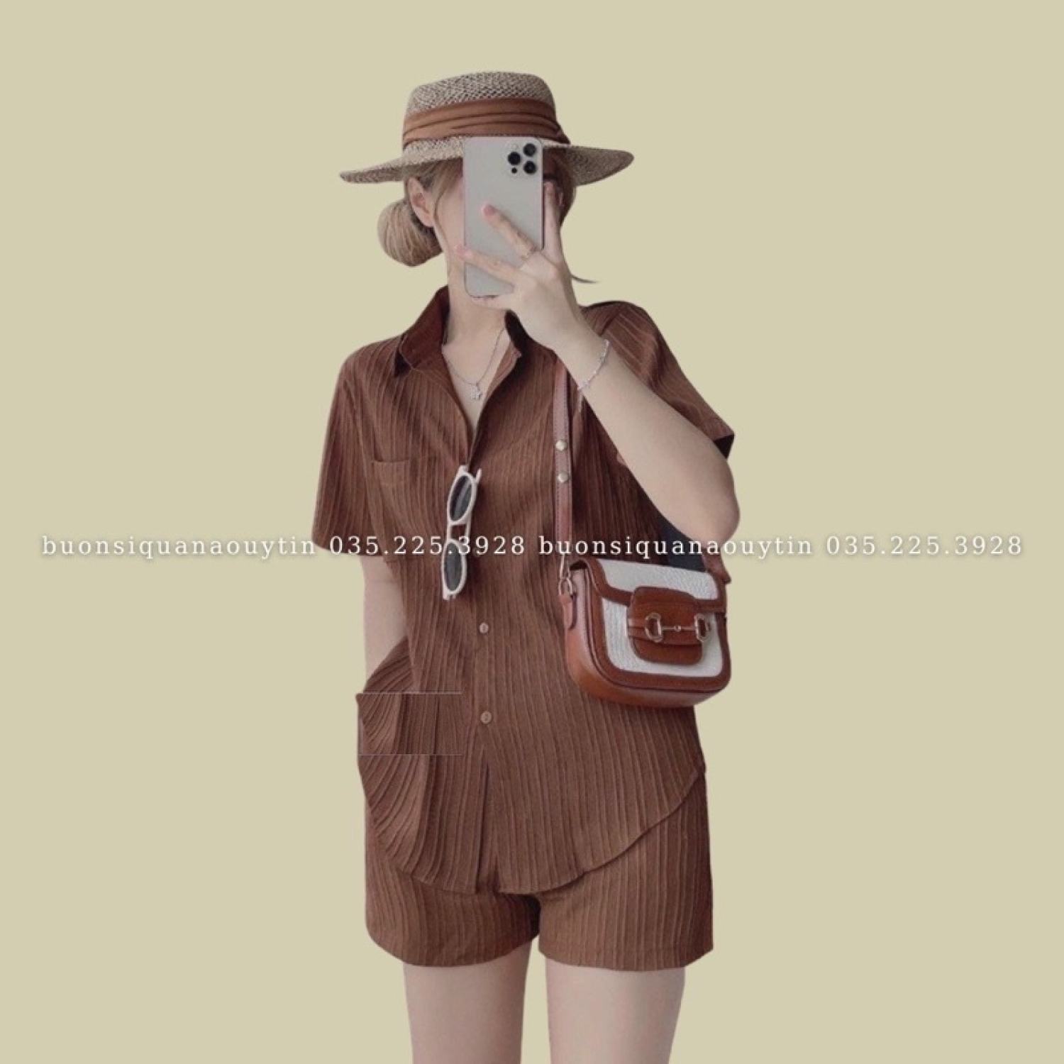 HỎA TỐC [SẴN] ẢNH THẬT (60-90kg) BIGSIZE MINSTORE.VN SET SƠ MI XẺ SAU BIGSIZE