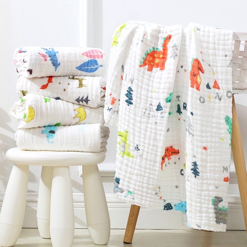 BooBoo Baby- Khăn tắm cho bé FREESHIP Khăn tắm xô 6 lớp Khăn cao cấp siêu mềm siêu thấm hút dày dặn