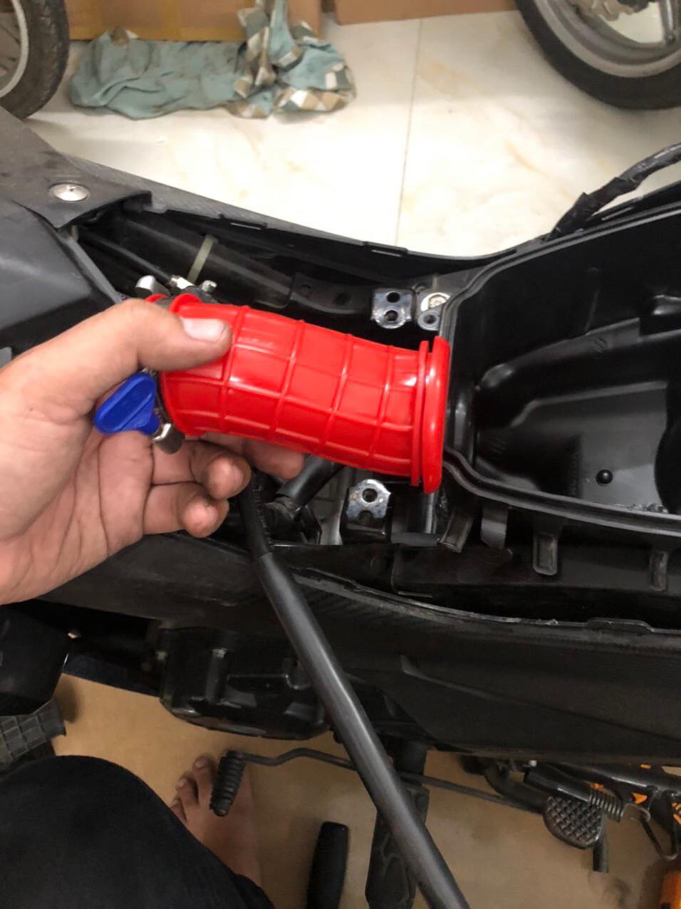 Co gió cao su/ Ống nối bầu hơi King Drag xe Winner 150 và xe Winner X (ver 2,3).