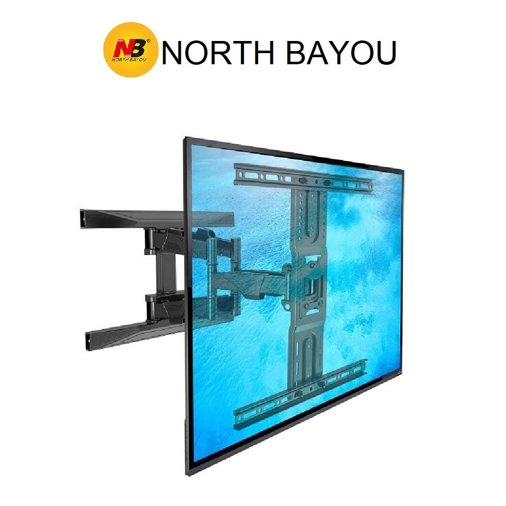 North Bayou nb-p6 TV frame bracket 45 inch - 75 inch large load 45kg-multi-functional swing angle-12 months warranty original
