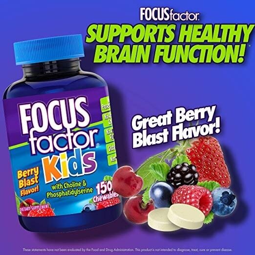 Bổ não dành cho trẻ em Focus Factor 150 viên Mỹ