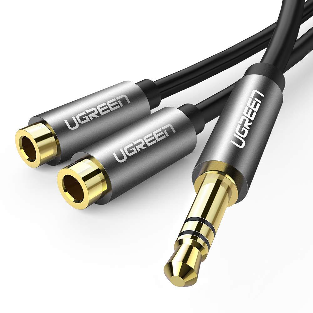 Cáp chia Audio 1 ra 2 chuẩn 3.5mm UG-10532
