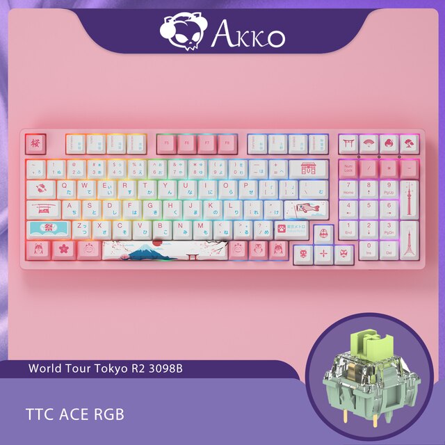 Akko World Tour Tokyo R2 3098B Mechanical Keyboard