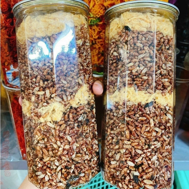 1 KG- Gạo lứt sấy mix chà bông