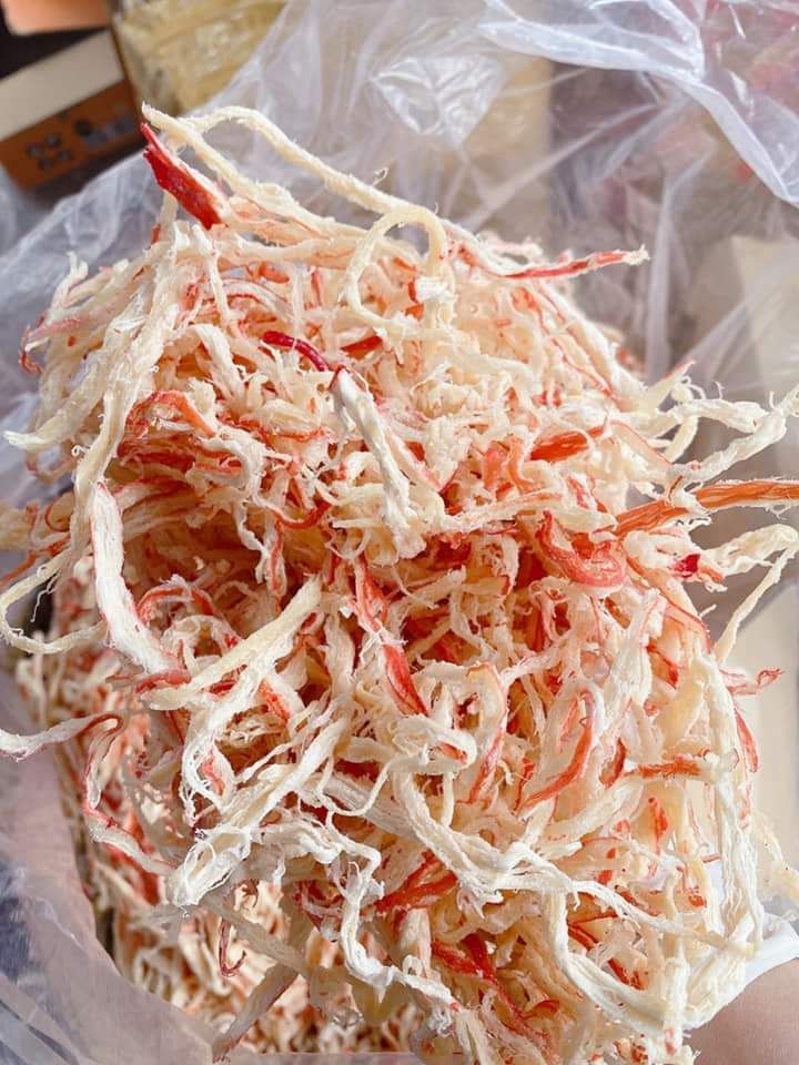 100gr mực hấp dừa sợi siêu ngon