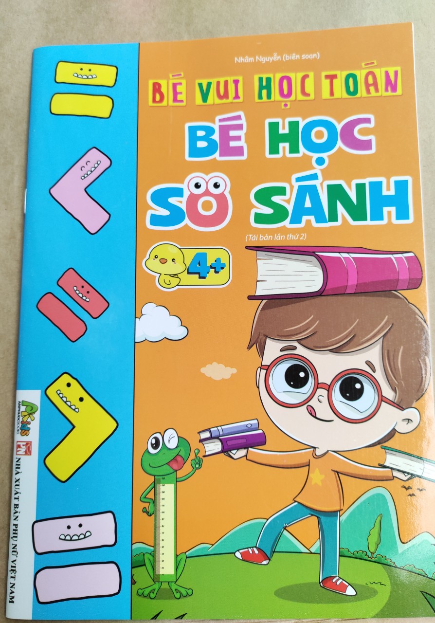 Sách - Bé Vui Học Toán ( Bộ 8 Cuốn - túi) tái bản 2021