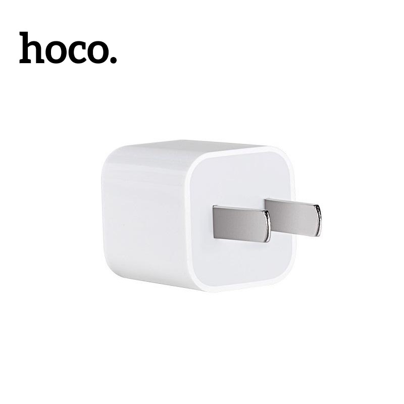 Củ sạc Hoco 1 cổng usb UH102 cắm chuẩn CN thiết kế với dải điện áp rộng 100 - 240V tương thích cao với tất cả các thiết bị kỹ thuật số