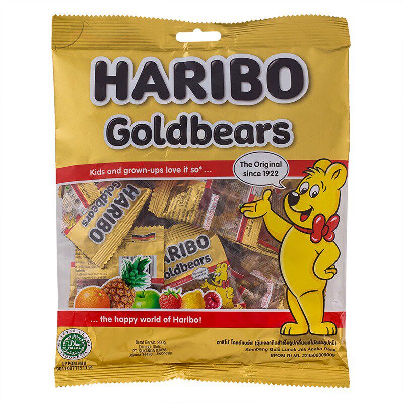 Kẹo dẻo Haribo Goldbears 200g