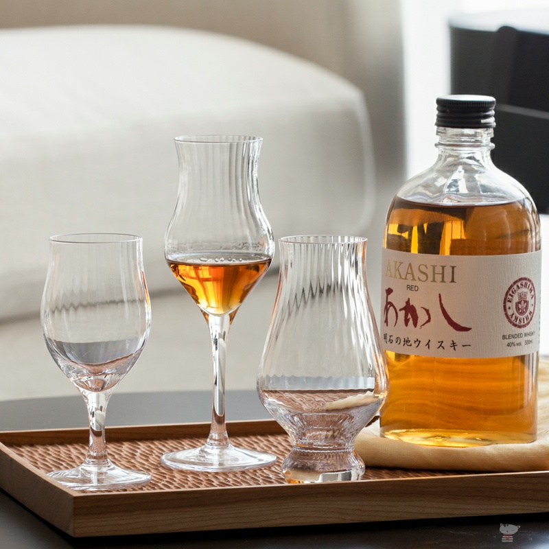 [Ly Tasting] Ly Tasting Sọc Cao Cấp - Ly Whisky Tasting Thủy Tinh