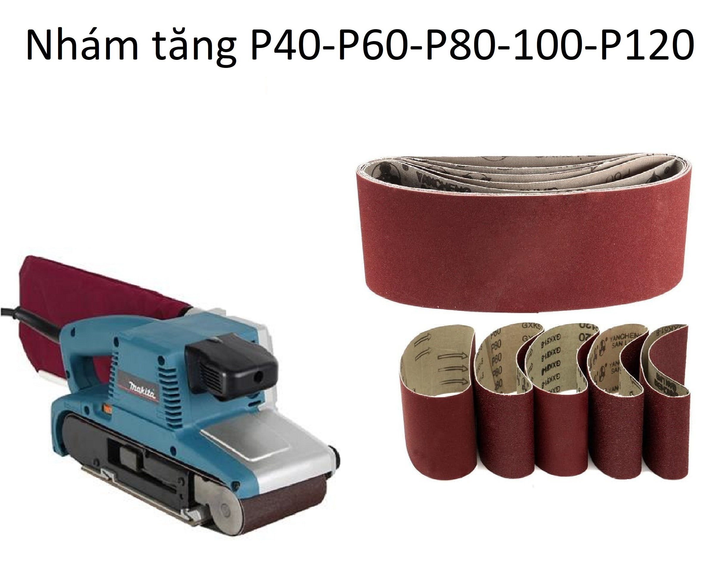 combo 10 Tờ Nhám vòng số 40-60-80-100-120