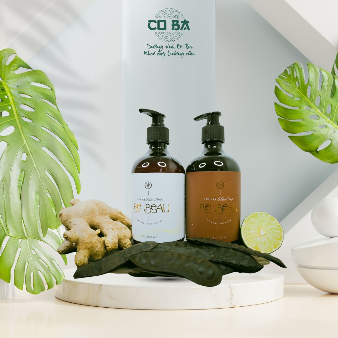 Combo gội xả thảo dược thiên nhiên - BeBeau