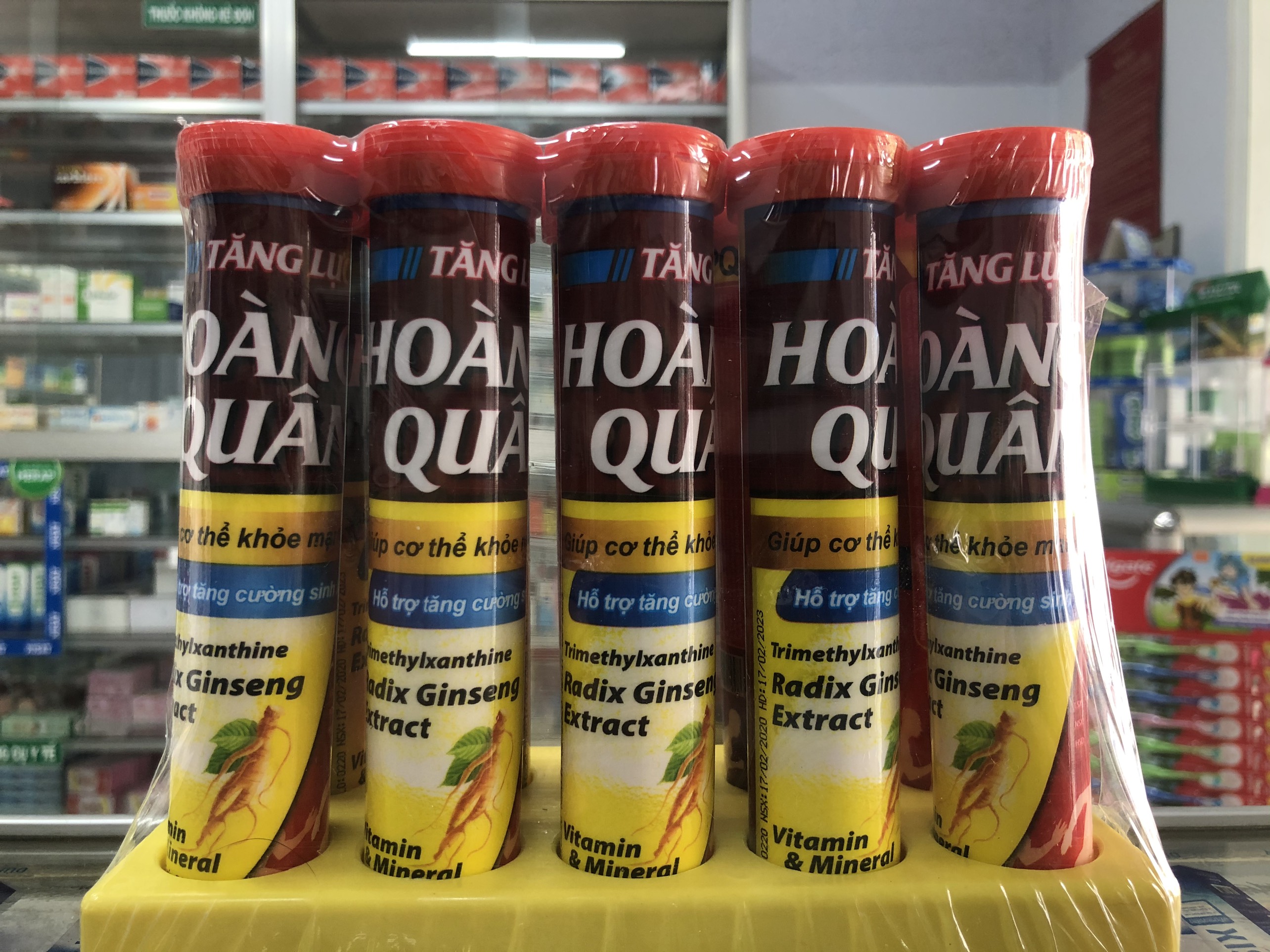 Viên sủi tăng lực HOÀNG QUÂN [ TUÝP 20 viên ]