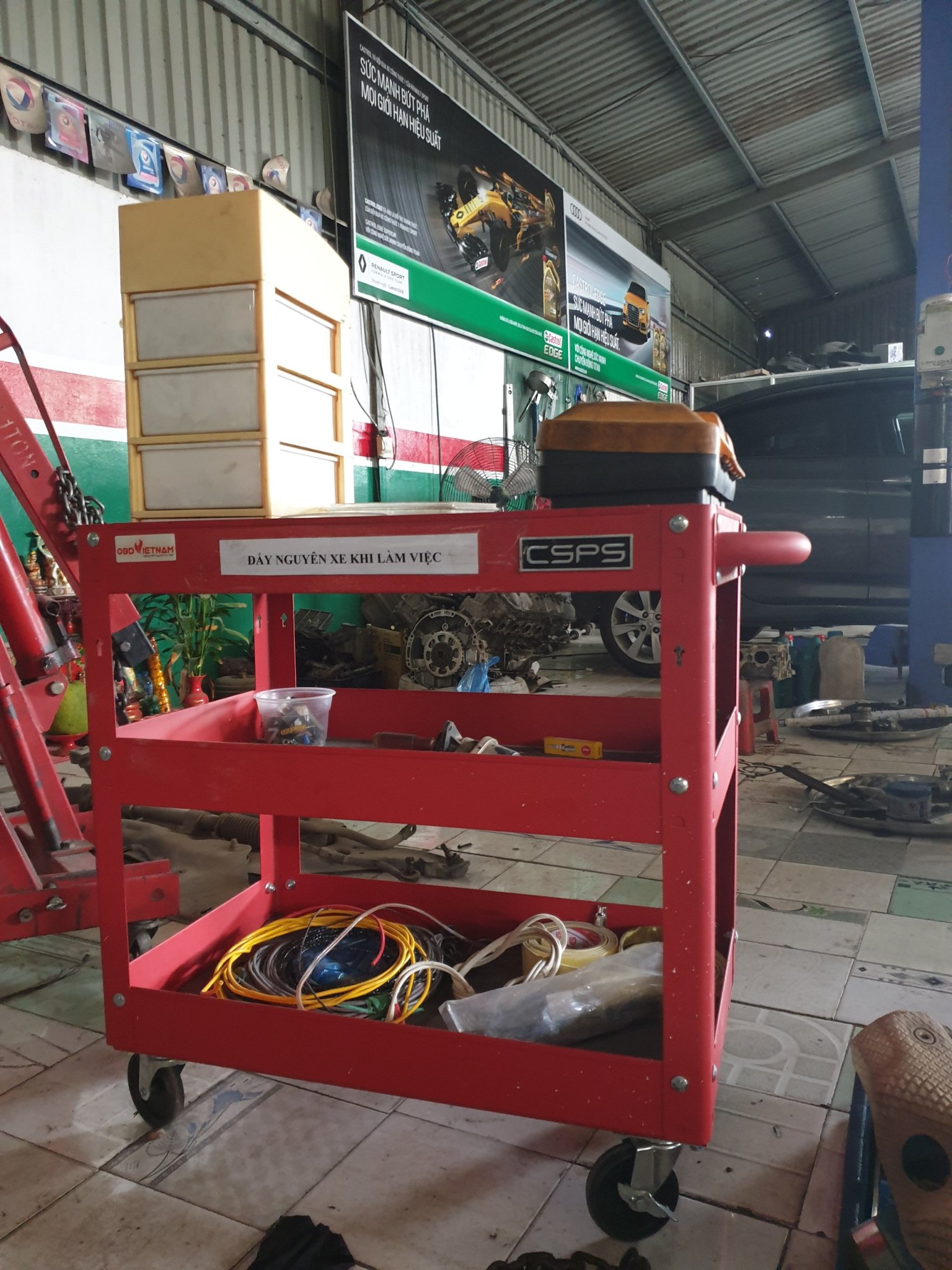 XE ĐẨY CSPS 3 NGĂN - 71CM