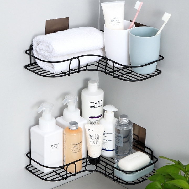 [New Arrivals] shelf for Đồ kitchen, corner shelf multi-purpose, corner Shelf multi-purpose 1 floor, shelf for Đồ home shower handy