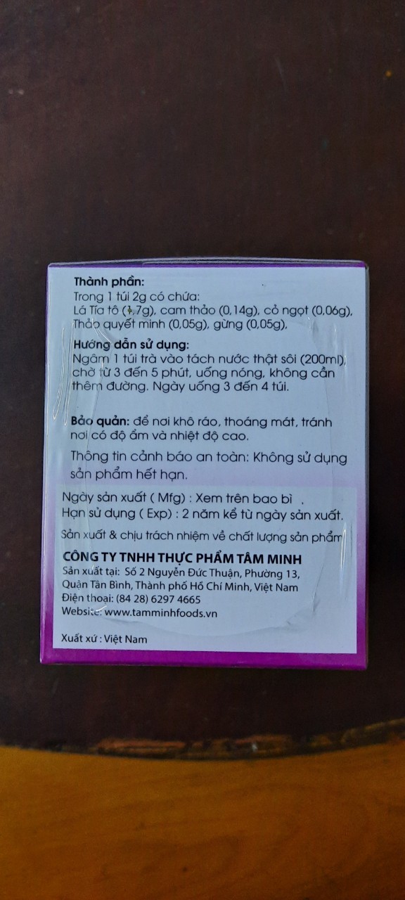 [HCM]Trà Tía tô