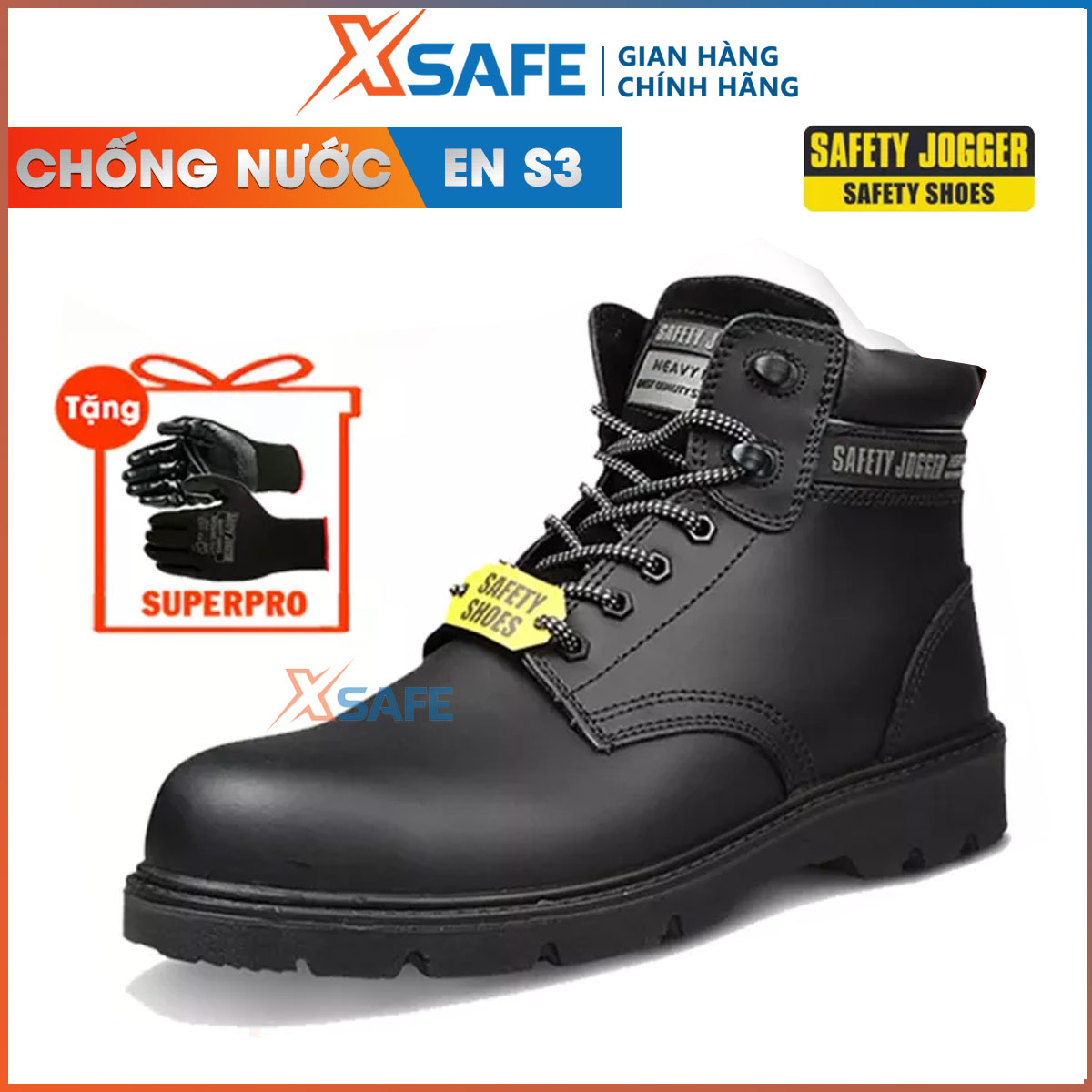 Labor protection shoes male jogger X1100N S3 SRC high-grade cowhide leather, waterproof, crafted of nonmetal lighter, slip-resistant standard src-works, factory, airport high collar sports styling genuine delivery xsafe