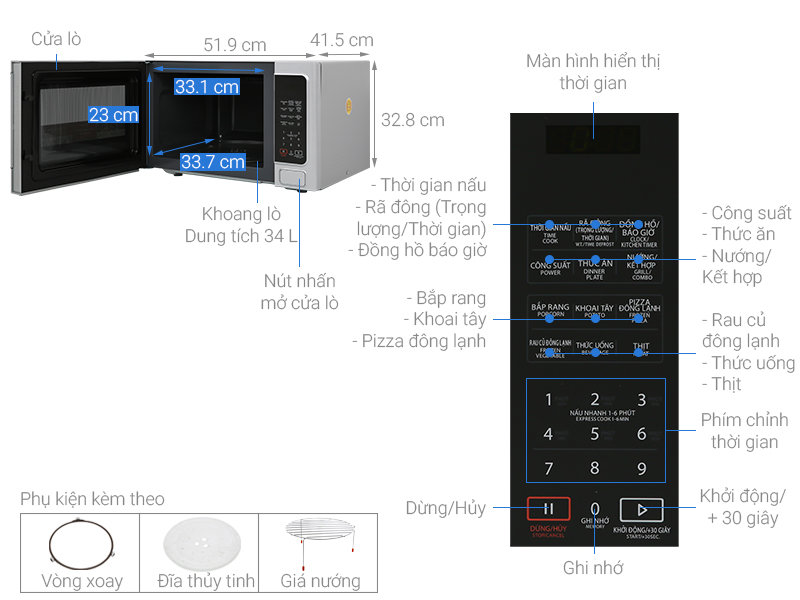 Lò vi sóng Toshiba MW2-MM21PC