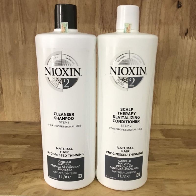 Gội xả Nioxin System 2 chống rụng tóc 1000mlx2 ( New 2019)