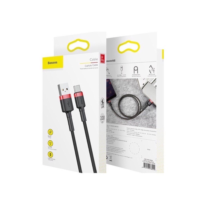 Cáp sạc Baseus Cafule Cable - Type - C, Micro, sạc nhanh, truyền dữ liệu