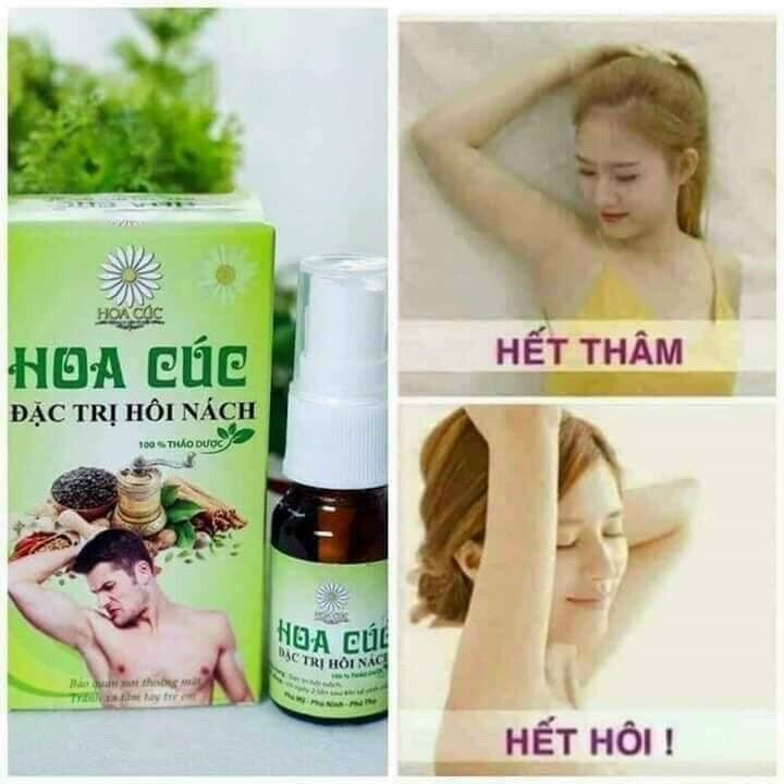 XỊT HÔI NÁCH HOA CÚC 10ML