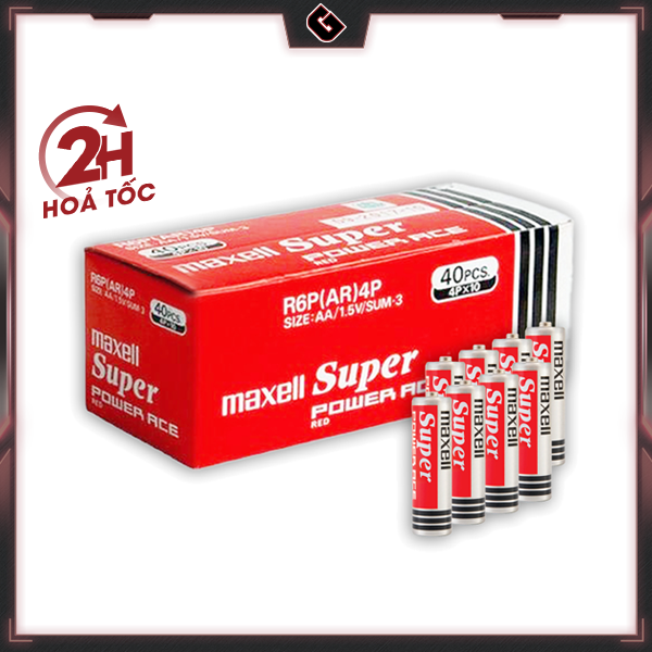 Pin Maxell AA / R6P - Hàng Chính Hãng