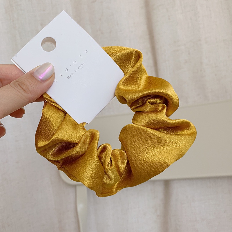 Thun buộc tóc Scrunchies Lụa satin mềm