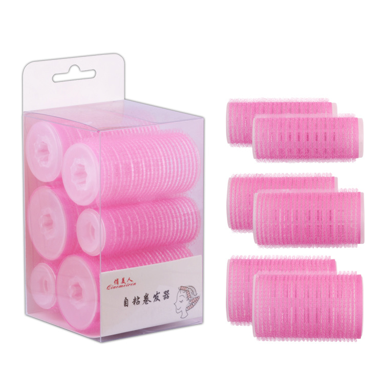 (GIÁ SỈ) ỐNG CUỐN TÓC TỰ DÍNH - HỘP 6 CÁI