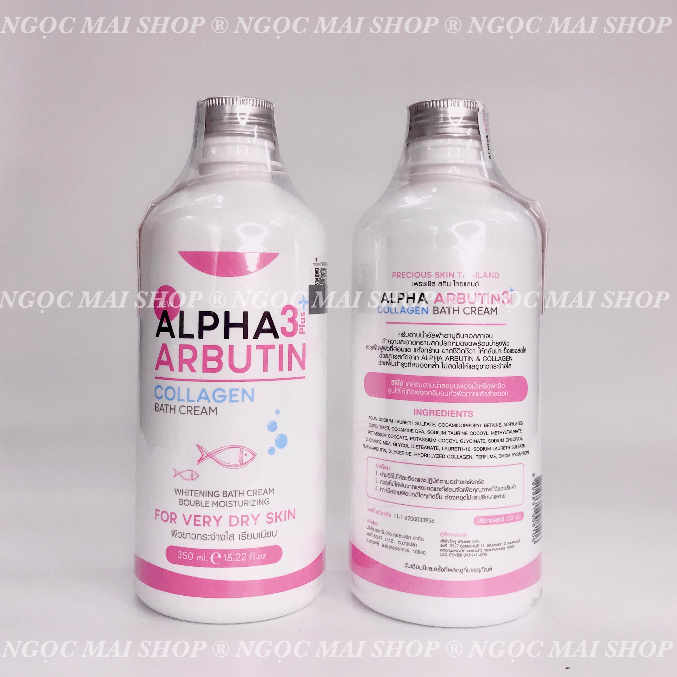 Sữa Tắm Trắng Da Alpha Arbutin Thái Lan 350ml