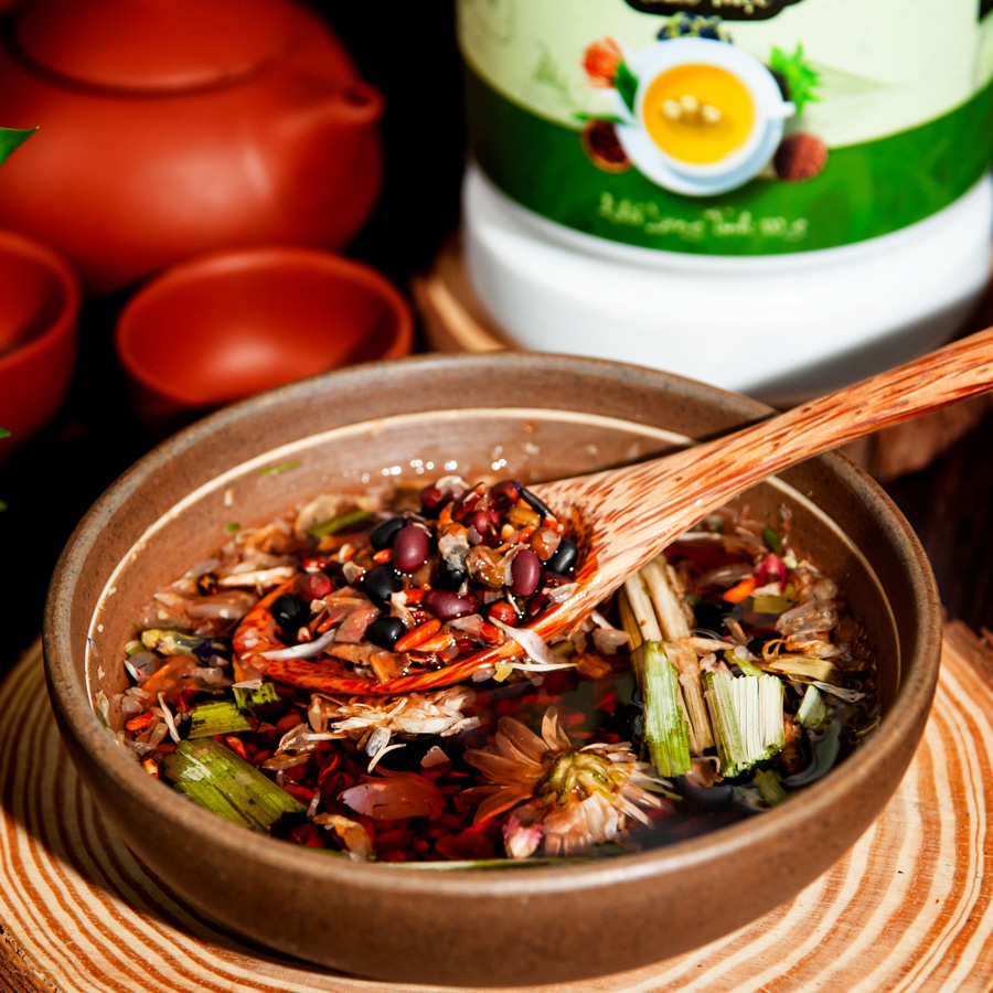 Trà Đông Trùng 13 Vị Thảo Mộc KCV (450g/Hộp)