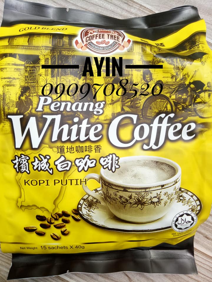 Cà phê trắng Coffee Tree Penang White Coffee Malaysia