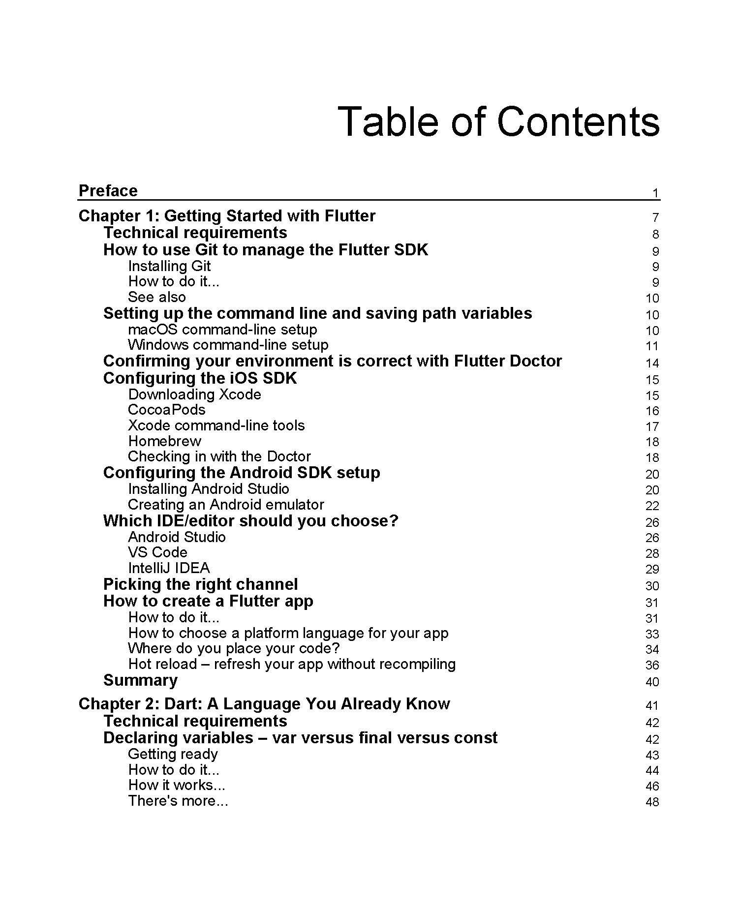 Flutter Cookbook: