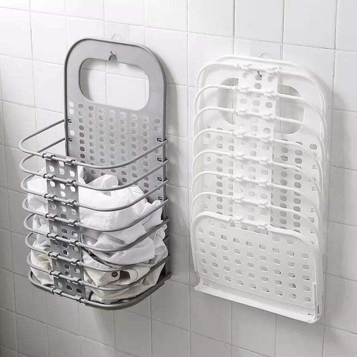 Giỏ Cài Cạnh Máy Giặt Gấp Gọn Siêu Tiện Ích