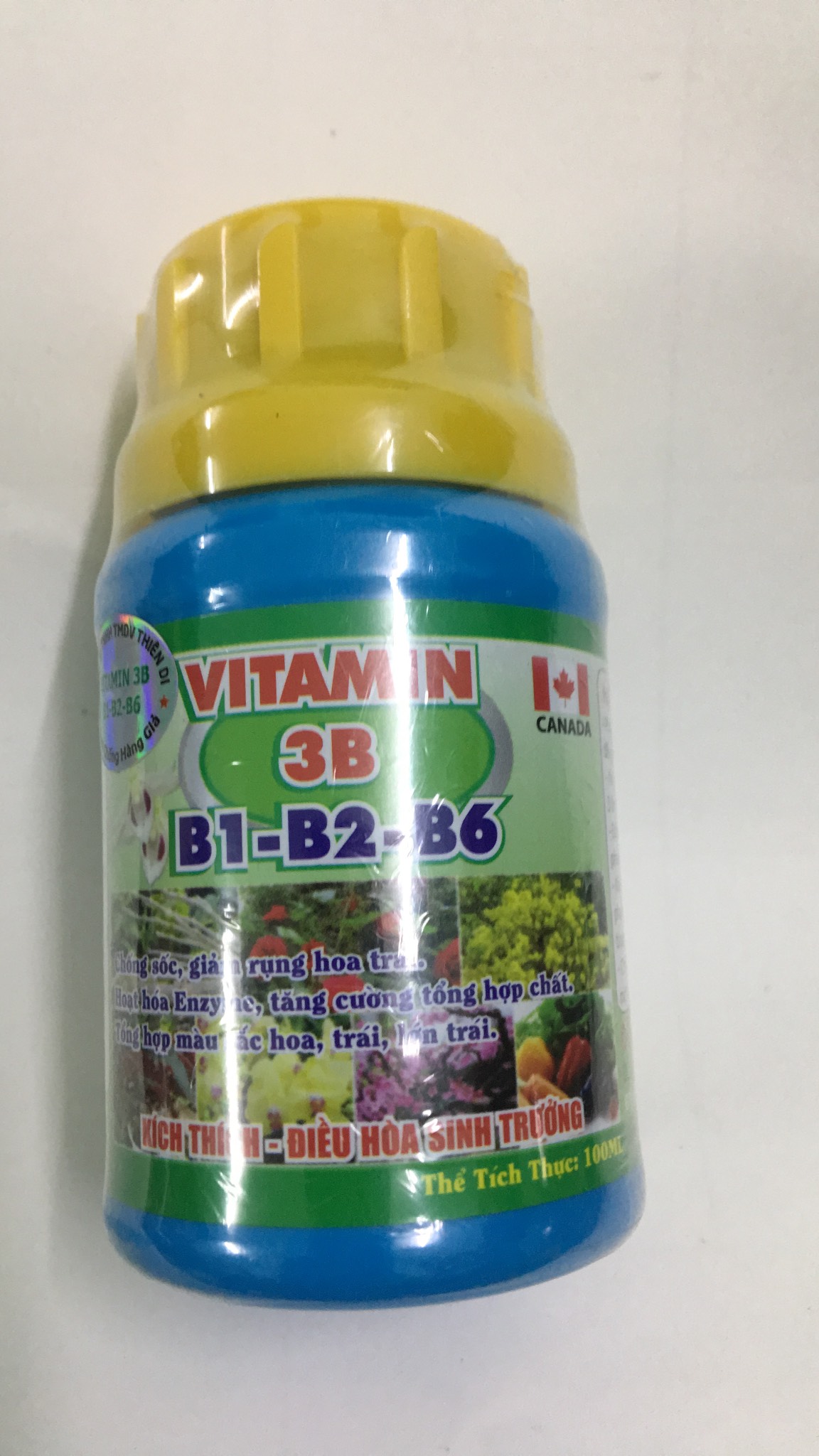 Phân bón lá vitamin 3B có chứa B1 B2 B6 lọ 100ml chăm sóc hoa lan cây cảnh