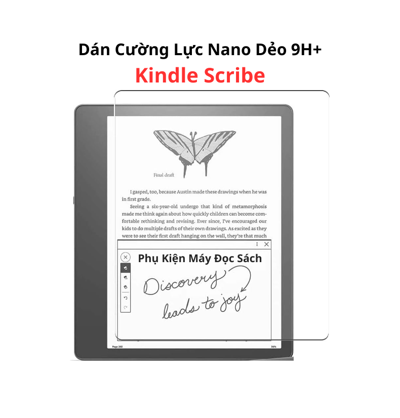 Dán Màn Hình/Cường Lực Kindle Scribe, Máy Đọc Sách Kindle Scribe