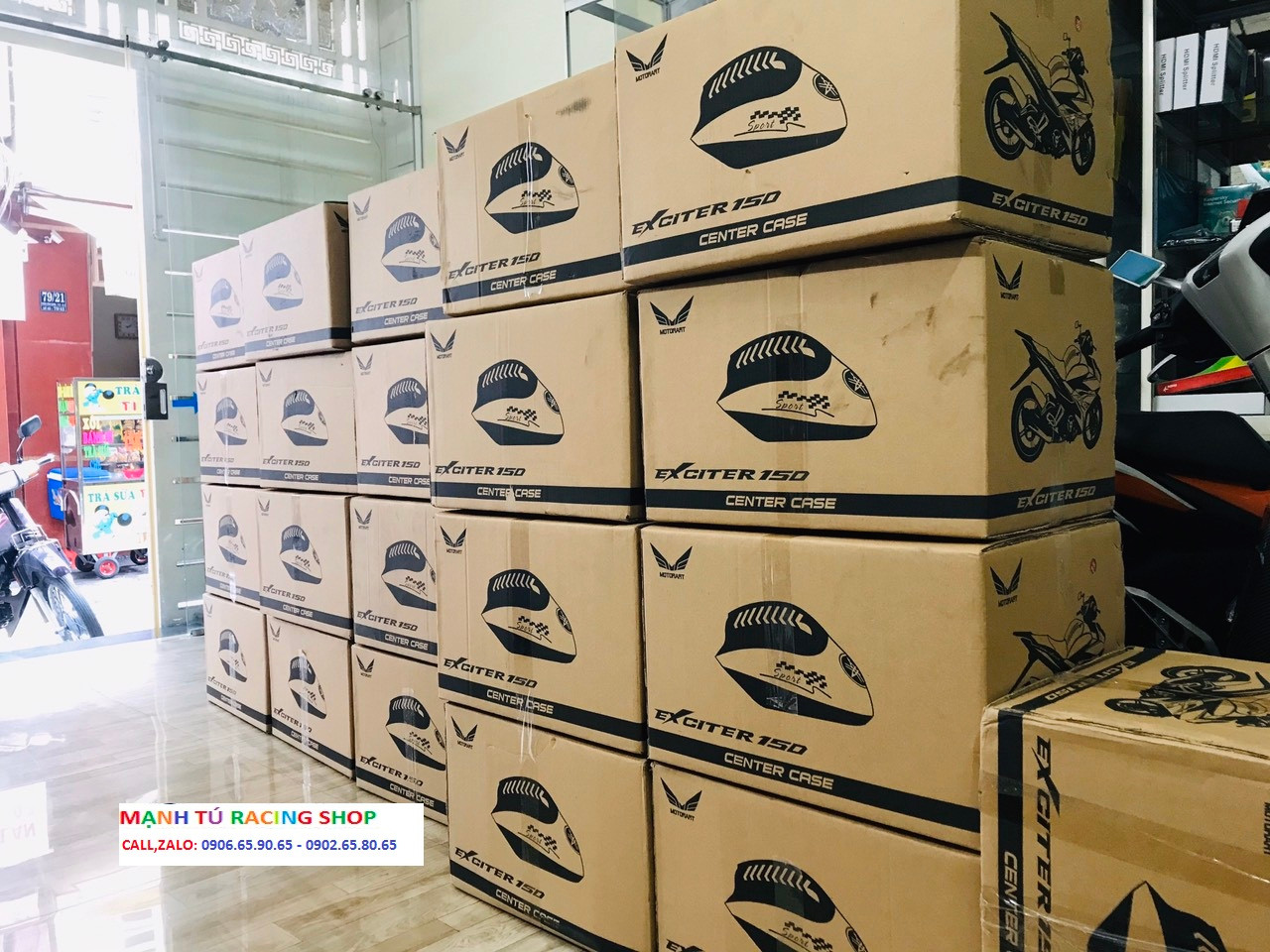 Thùng Độ Moto kiểu PKL cho Exciter 150