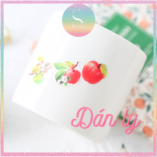 [HOTIS] Sticker giấy dán phong cách Nhật Bản - 200 miếng dán rời