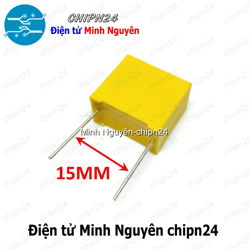 [5 con] (F238) Tụ hộp 684 275VAC 15mm (0.68uF MEX/TENDA MKP K X2 40/100/21) - HH005320