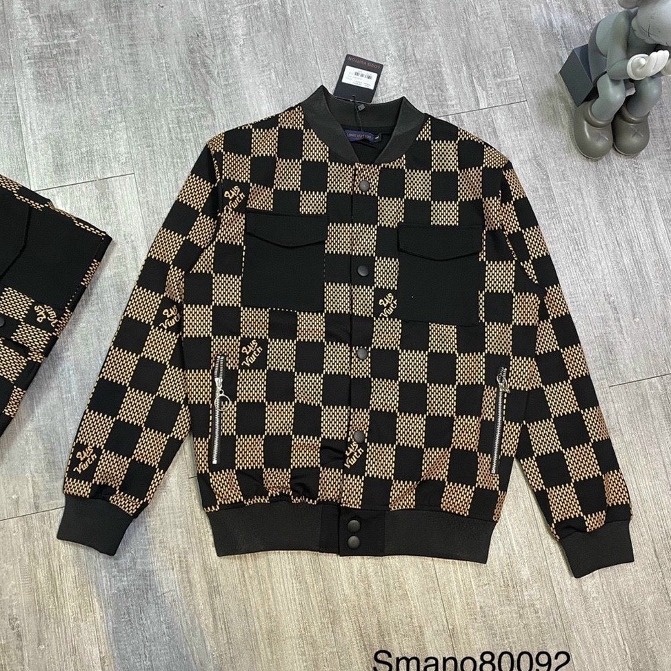 Áo khoác Bomber Kẻ Karo NAM NỮ_ HÌNH THẬT 🔥🔥
