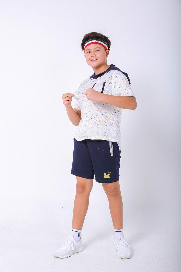 Quần short bé trai Pull-On Embroidery