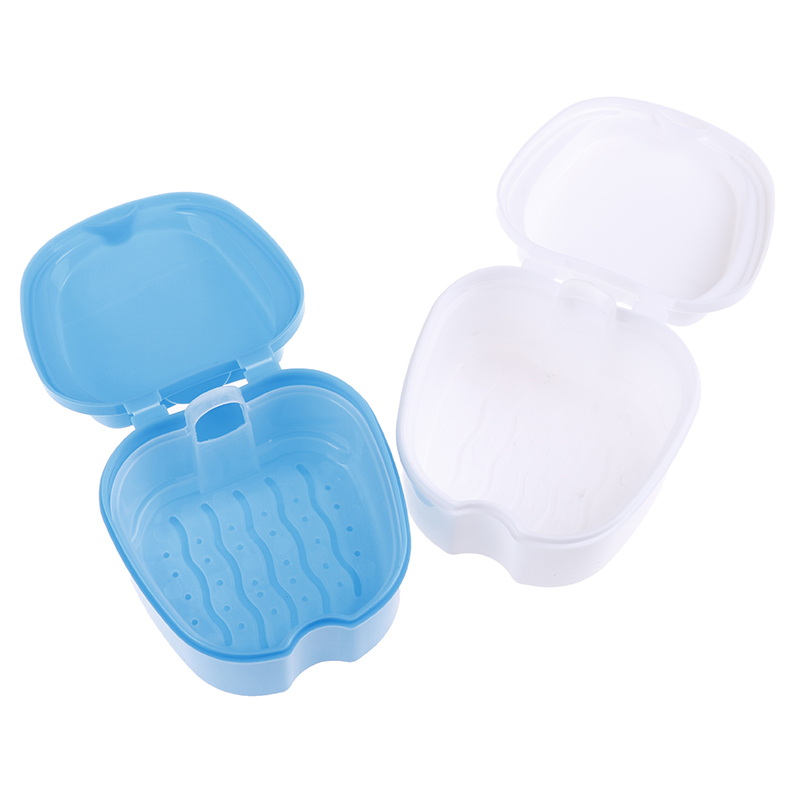 SHUNSHEN 1PC Cleaning teeth Case Dental False Teeth Storage Box Container Denture Boxs