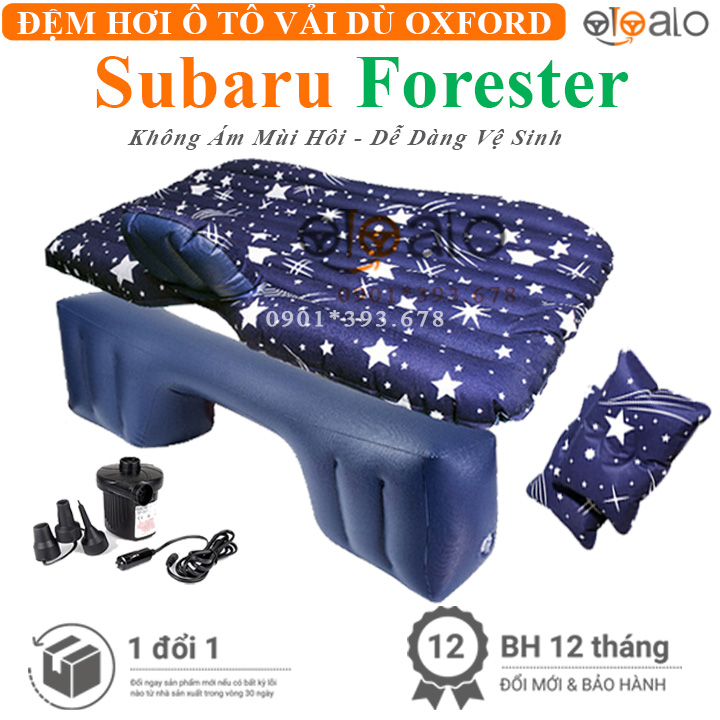 Đệm hơi xe ô tô subaru forester vải dù oxford cao cấp - otoalo