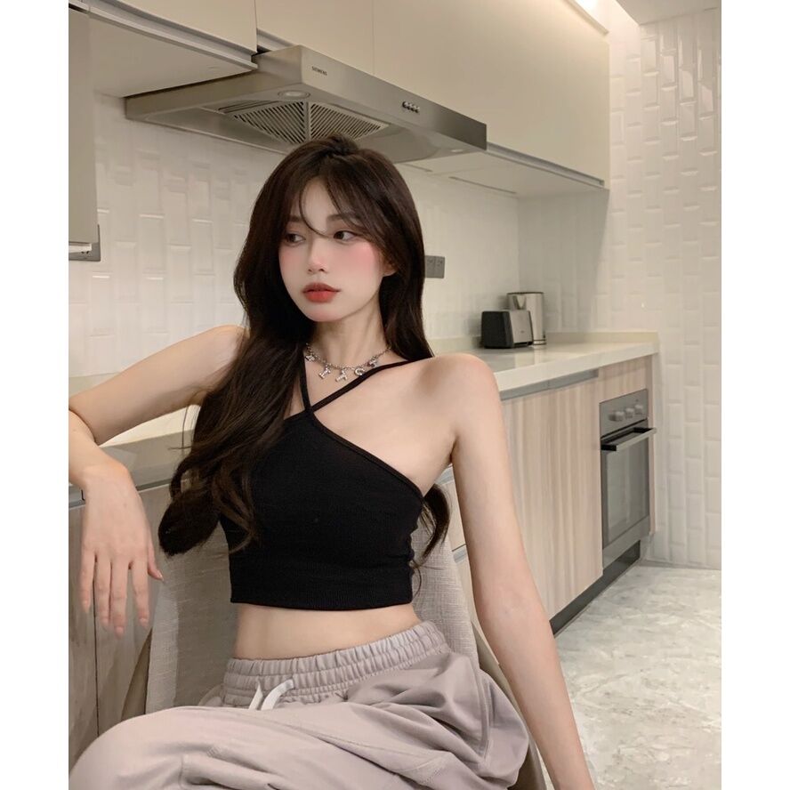 Áo thun nữ cổ yếm thời trang