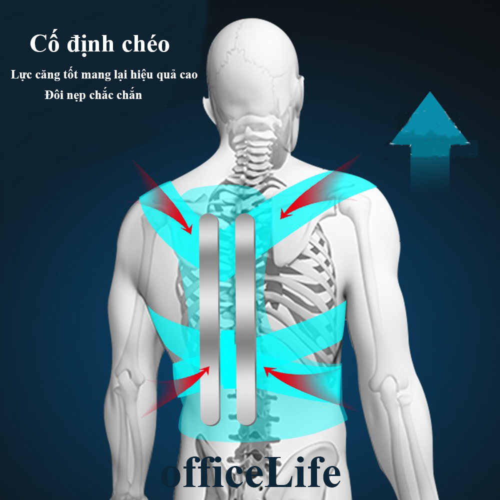 Đai chống gù lưng nam nữ phiên bản cao cấp [tặng kèm đệm giảm đau nách]