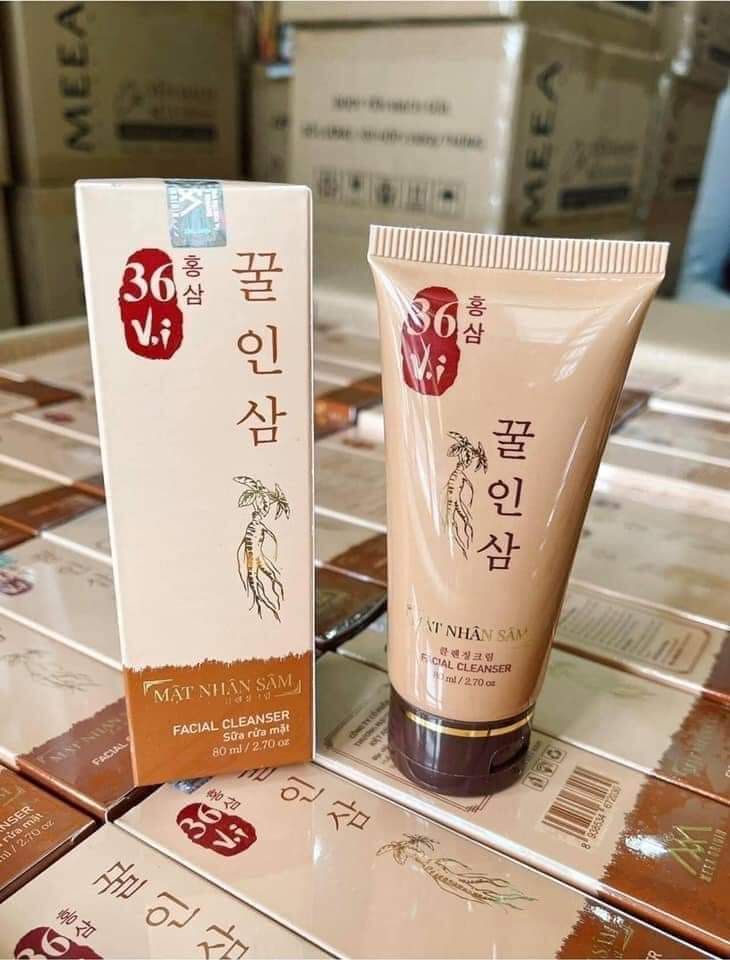 [ Hàng chính hãng] Sữa rửa mặt nhân sâm 36 vị - Thảo mộc đông y