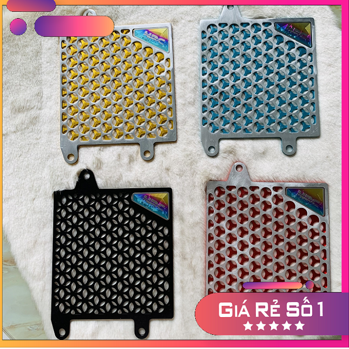 Che két nước vario, air blade cnc kiểu 3d kèm tem titan hrc mẫu mới