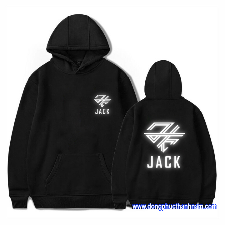 áo hoodie Jack logo mới phản quang