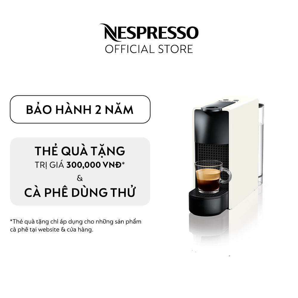 Máy pha cà phê viên nén Nespresso Essenza Mini - Trắng