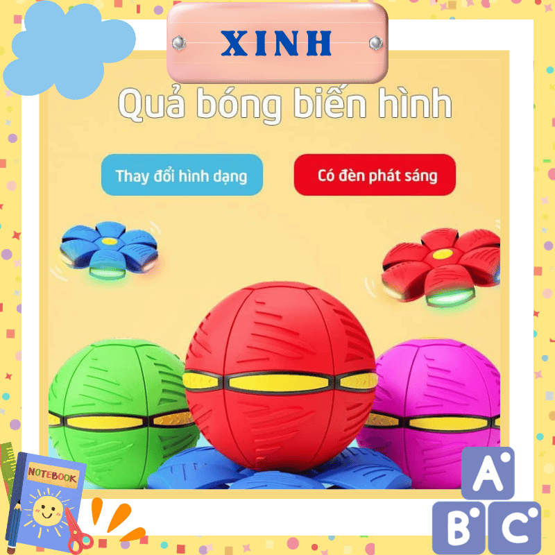 Quả bóng ma thuật, bóng rổ tự nảy có đèn nhấp nháy cho bé
