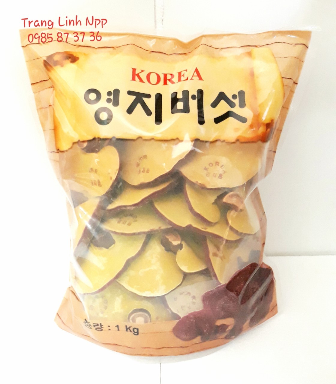 Nấm Linh Chi Bao Tử Hàn Quốc, Túi 1kg