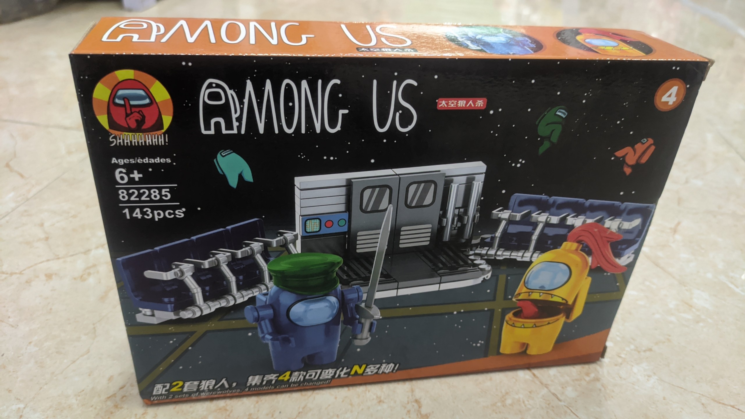 Bộ 4 hộp Lego Among us